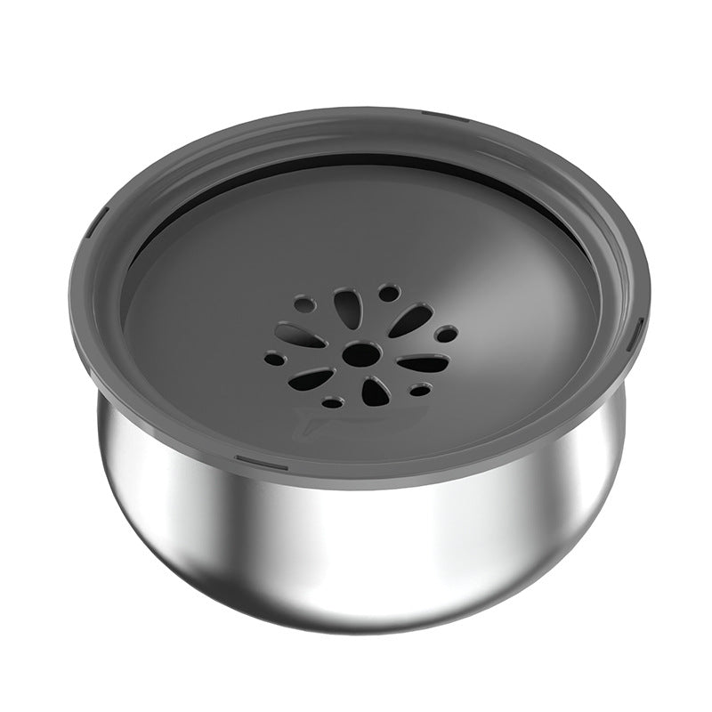 SplashGuard Stainless Steel Pet Bowl