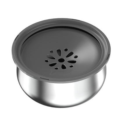 SplashGuard Stainless Steel Pet Bowl