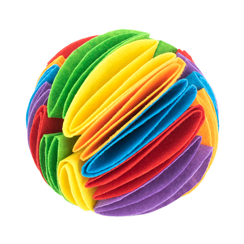 Collapsible IQ Snuffle Ball for Dogs