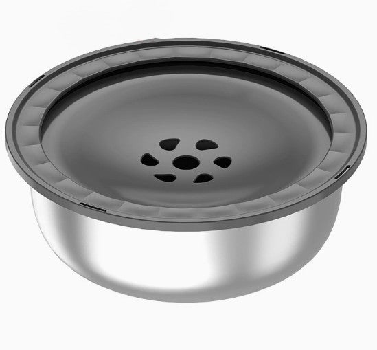 SplashGuard Stainless Steel Pet Bowl