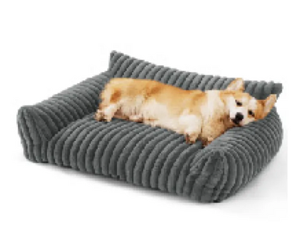 Comfy Orthopedic Plush Dog Sofa Bed