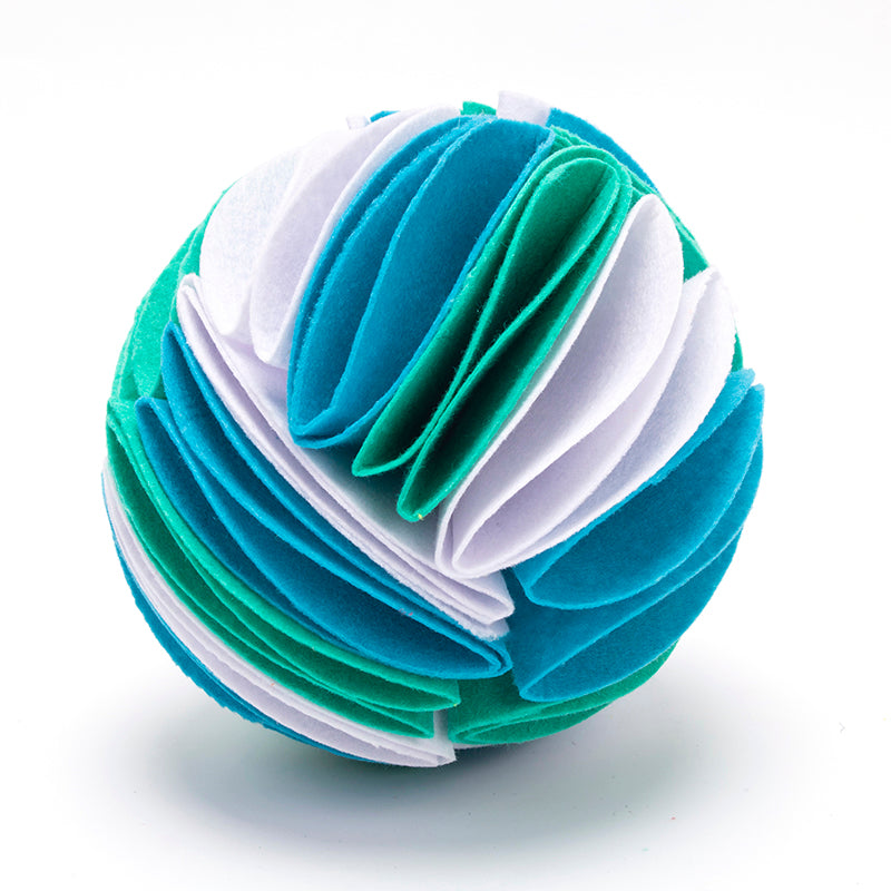 Collapsible IQ Snuffle Ball for Dogs