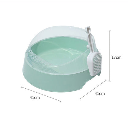Semi-Private Cat Litter Haven with Scoop