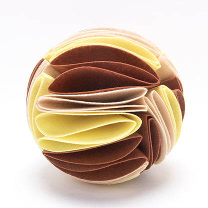 Collapsible IQ Snuffle Ball for Dogs