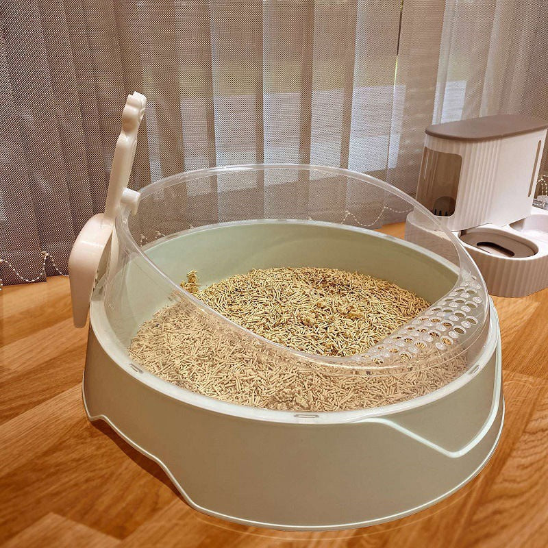 Semi-Private Cat Litter Haven with Scoop