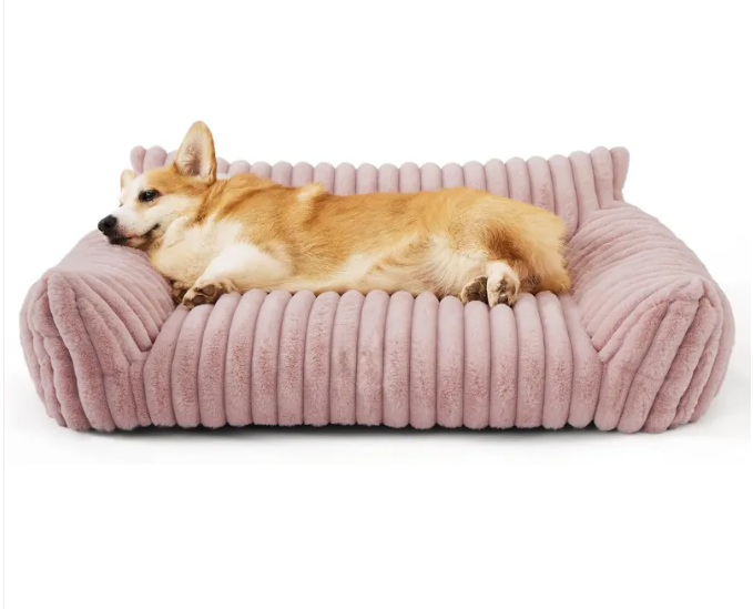 Comfy Orthopedic Plush Dog Sofa Bed
