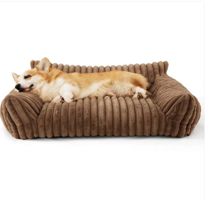 Comfy Orthopedic Plush Dog Sofa Bed