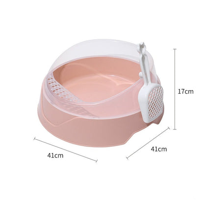 Semi-Private Cat Litter Haven with Scoop