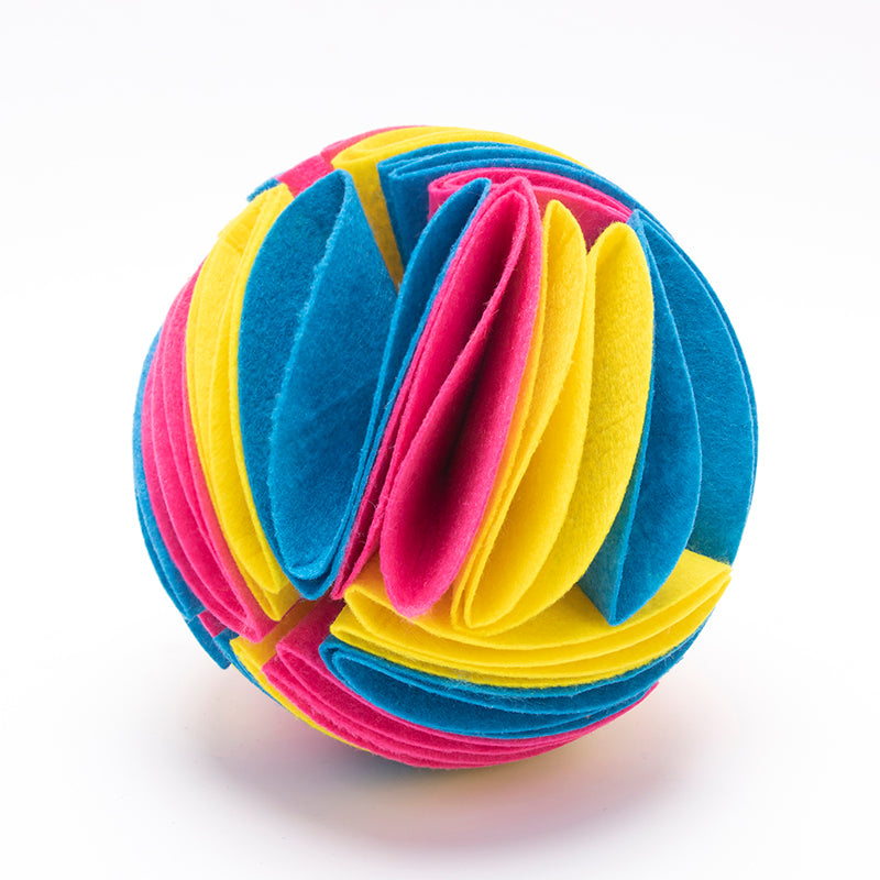 Collapsible IQ Snuffle Ball for Dogs