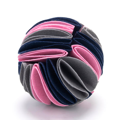 Collapsible IQ Snuffle Ball for Dogs